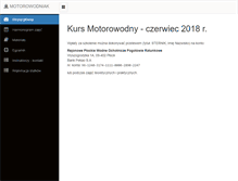 Tablet Screenshot of motorowodniak.com